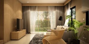 zen atmosphere in a japanese-inspired living room