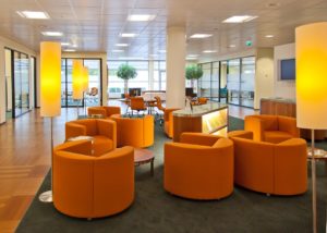 furnished new office