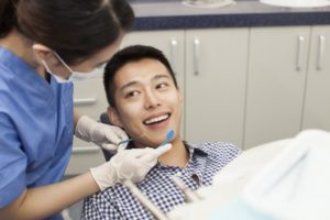 dentist and patient