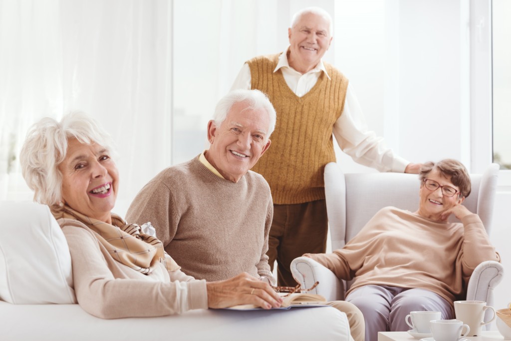 seniors in a nursing home