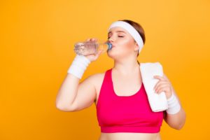 woman exercising