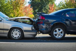 car rear end collision