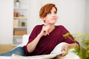 woman thinking