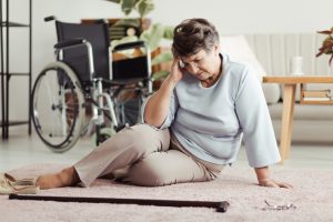 woman with Parkinson disease