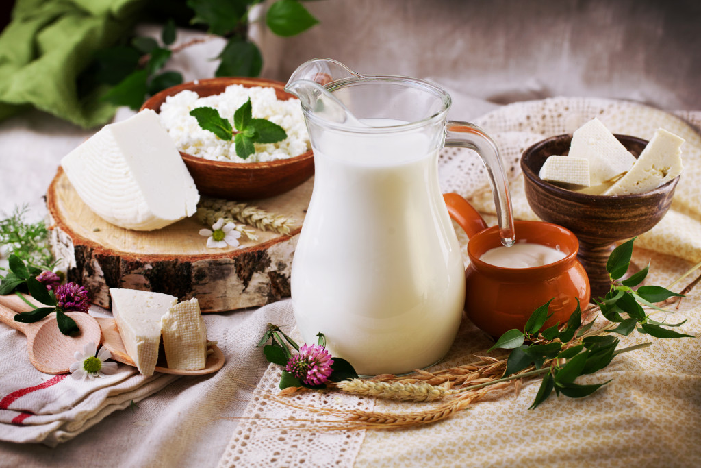 rustic dairy products