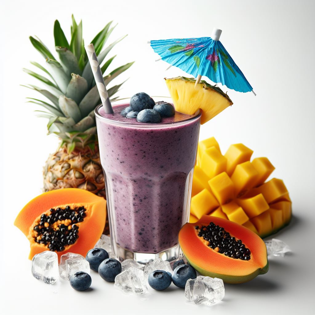 Blueberry Tropical Smoothie
